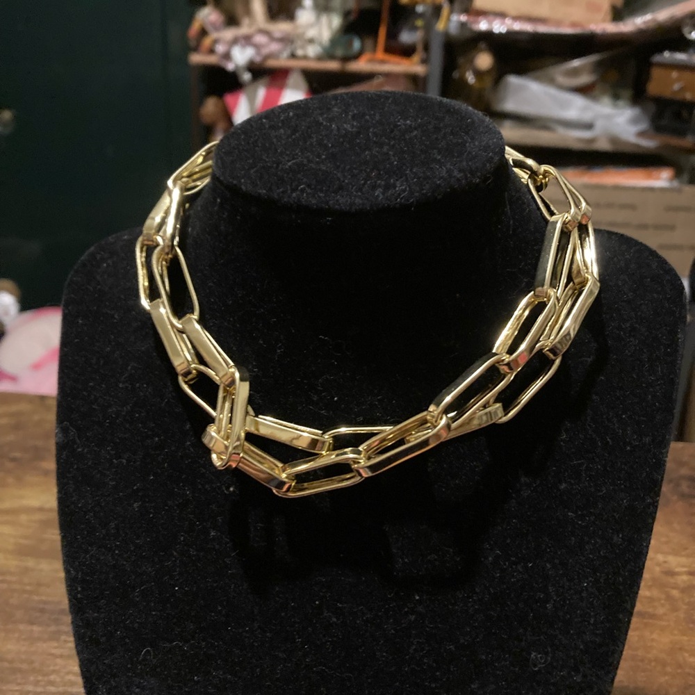 Bellezza gold over bronze necklace and bracelet set - Picture 8 of 12